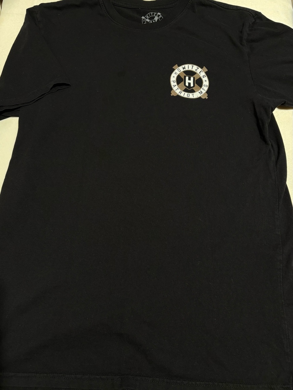 Black  Howitzer Short-Sleeve Logo Tee
